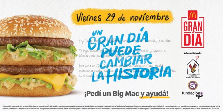 UN GRAN DÍA PARA CAMBIAR HISTORIAS JUNTO A MCDONALDS