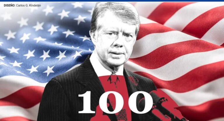 A LOS 100 AÑOS MURIÓ JIMMY CARTER, EL EXPRESIDENTE MÁS LONGEVO DE LOS ESTADOS UNIDOS