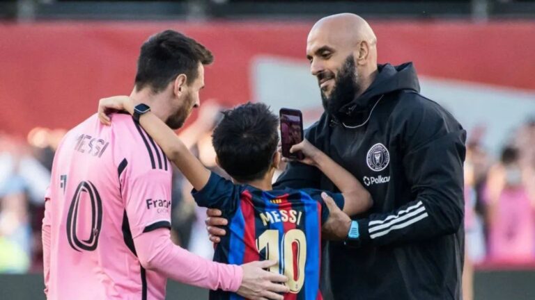 El tremendo entrenamiento del guardaespaldas de Lionel Messi que es viral