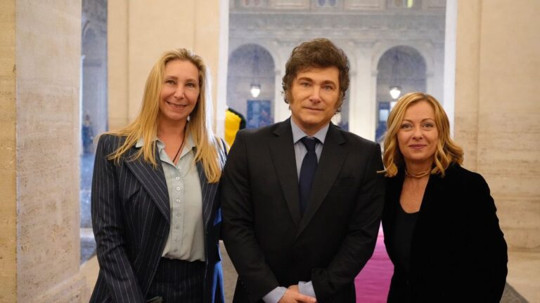 Javier Milei en Italia: bilateral con Georgia Meloni y discurso sobre Milton Friedman frente a empresarios