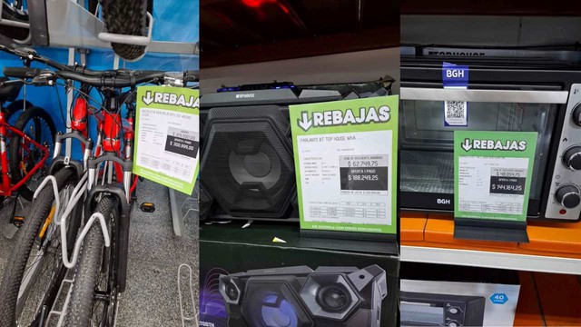 Outlet de Coto vende desde bicicletas y parlantes hasta televisores más baratos y esto es lo que podés ahorrar