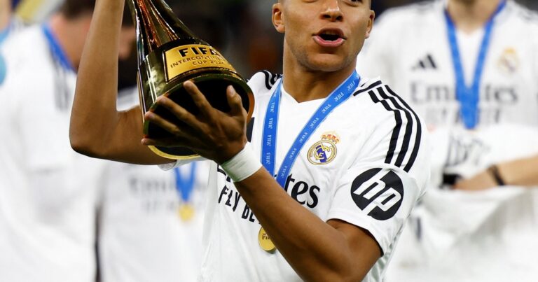 Kylian Mbappé tuvo su revancha en Lusail dos años después: Real Madrid venció a Pachuca y se quedó con la Copa Intercontinental