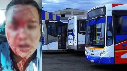 La Matanza: le dieron un botellazo en la cara a un colectivero y hay dos líneas de paro