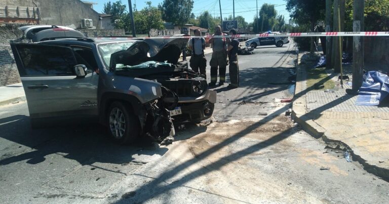 Video: así fue el choque fatal de dos policías motorizados en Quilmes
