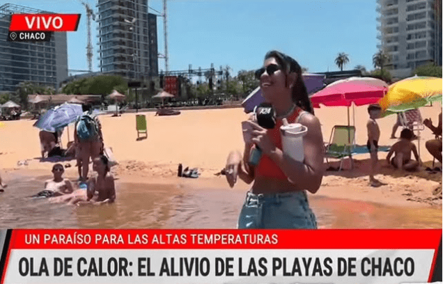 Para un canal nacional, las playas correntinas son de Chaco