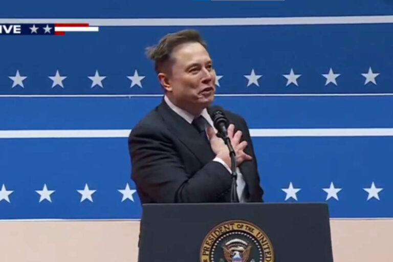 Saludo de Elon Musk: por qué es falso que haya hecho ungestonazi