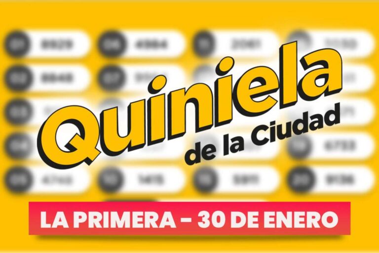 Quiniela Nacional: ganadores del sorteo de la Primera de hoy, jueves 30 de enero