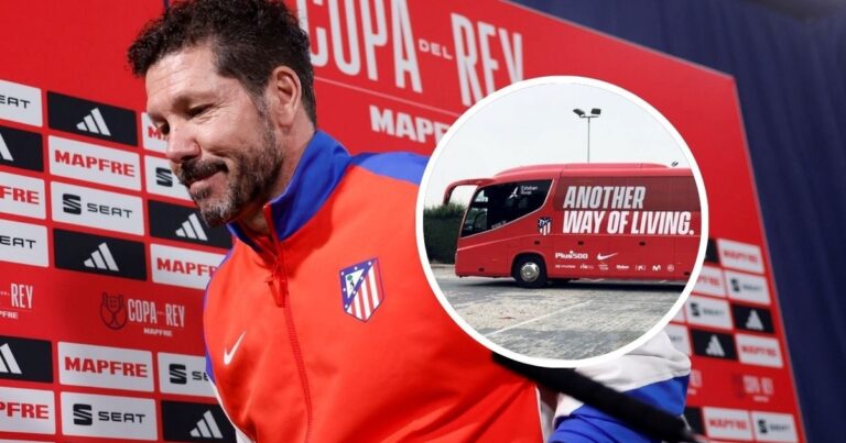 Diego Simeone volvió a hacer referencia al «autobús» en la previa del derbi ante el Real Madrid