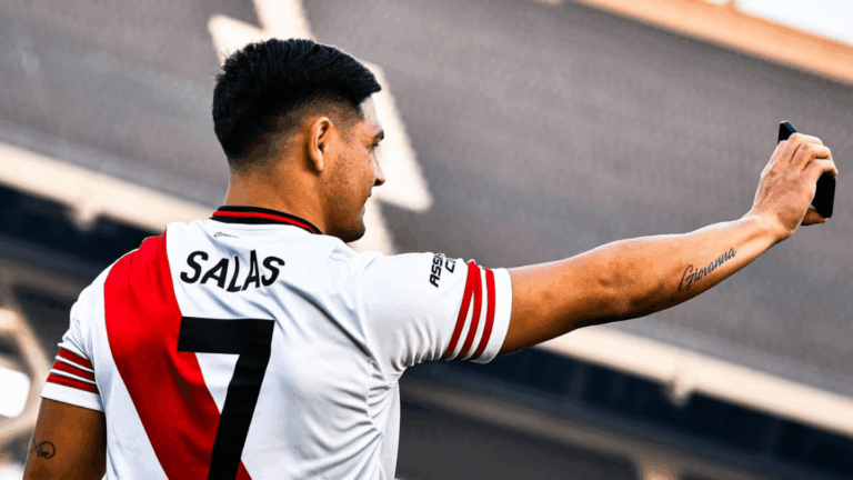La felicidad de Maxi Salas por llegar a River.