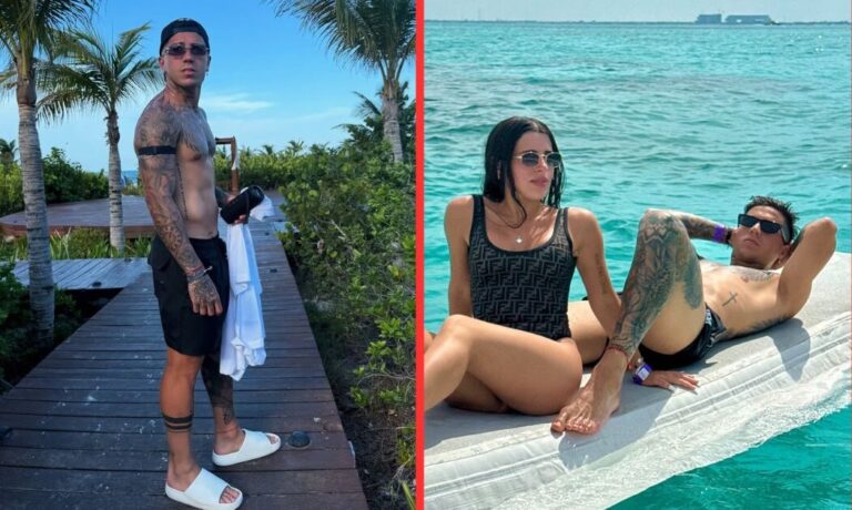 Las románticas vacaciones de Enzo Fernández y Valentina Cervantes en Cancún