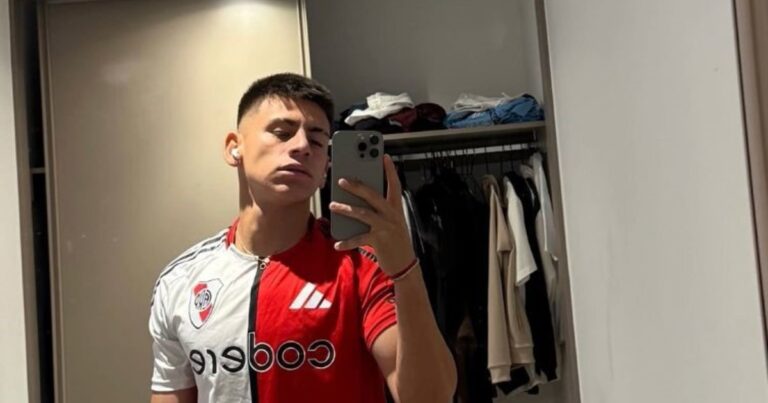 El Diablito Echeverri y un posteo para la gente de River