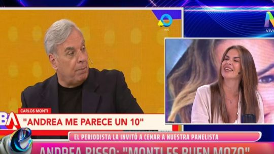 Exclusivo de ‘Entrometidos’: Andrea Bisso consideró «buen mozo» a Carlos Monti, que «el amor puede comenzar» y espera su invitación