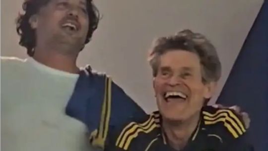 Willem Dafoe: «El duende es bostero» le cantaba la hinchada