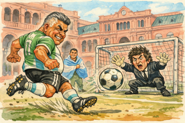 El día que la pelota pesó más que el poder