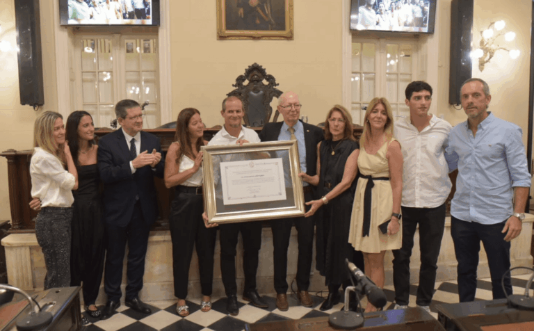 El Senado distinguió a Víctor Manuel Rico Bobbio con el reconocimiento Libertador General San Martín