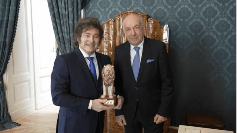 Javier Milei se reunió con Viktor Orbán en Hungría.