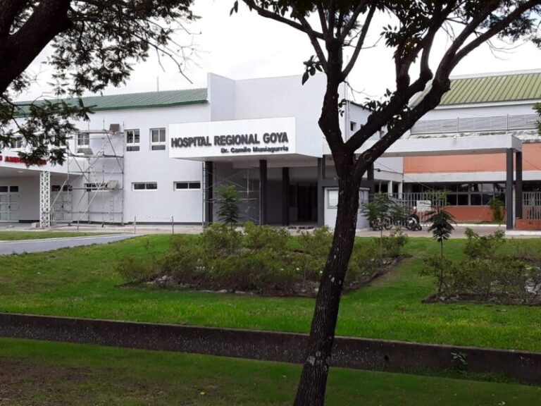 Vista del Hospital Regional Dr. Camilo Muniagurria en Goya