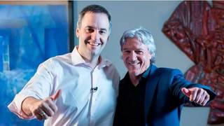 Ilustración de una playa con palmeras, representando el destino de Aruba.