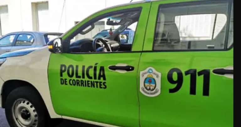 Esquina de Catamarca y Junín en Corrientes, lugar del accidente de tránsito.