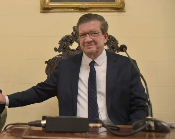 Pedro Braillard Poccard, vicegobernador de Corrientes, durante una entrevista.