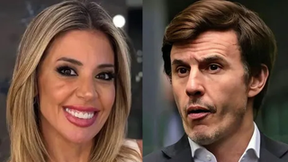 Roberto García Moritán y Virginia Gallardo en imágenes separadas.