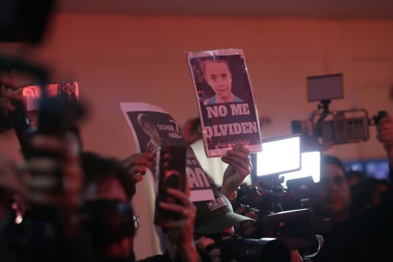 Sala de audiencias del juicio por la desaparición de Loan Danilo Peña